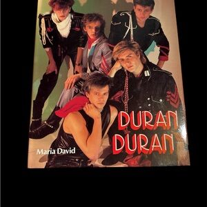Vintage Duran Duran Hardback Book 9” x 12”
